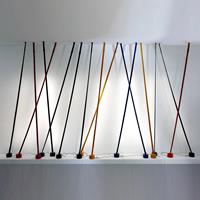 Martinelli Luce Elastica Band-Stehlampe, schwarz