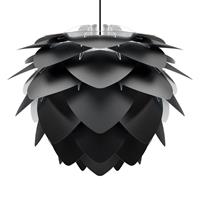 UMAGE Silvia Medium Ø50 cm - Hanglamp Zwart - Koordset zwart
