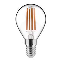 markenlos Noxion Lucent Lustre LED E14 Kugel Fadenlampe Klar 4.5W 470lm - 827 Extra Warmweiß Dimmbar - Ersatz für 40W