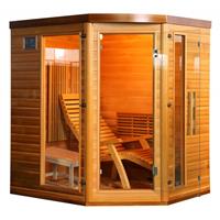 Badstuber Optimaal infrarood sauna 138x174cm 2 persoons