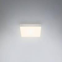 Briloner LED-Deckenleuchte Flame, 15,7 x 15,7 cm, silber