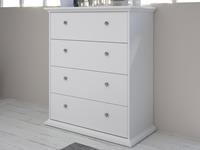 Mobistoxx Commode MARGARET 4 lades wit