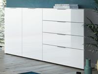 Mobistoxx Dressoir OAKLAIR 2 deuren en 4 lades wit