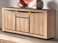 Mobistoxx Dressoir WILSON 3 deuren 1 lade 210 cm franse eik