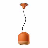 Ferroluce Hanglamp Bellota van keramiek, Ã 24 cm, oranje