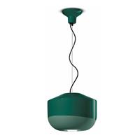 Ferroluce Hanglamp Bellota van keramiek, Ã 35 cm, groen