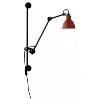 DCW Lampe Gras 210 Round DW 3700677602169 Schwarz / Rot