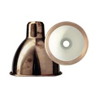 DCW Lampe Gras 222 XL Round DW 3700677606884 Schwarz / Rohkupfer