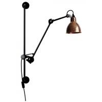 DCW Lampe Gras 210 Round DW 3700677621689 Schwarz / Rohkupfer