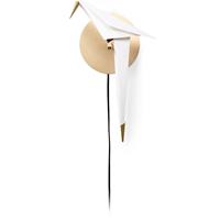 Moooi Perch Light Wall Small - Non - Dimmable MO 8718282298221 Messing / Weiß