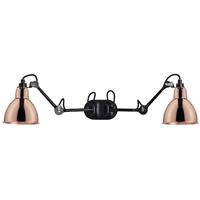 DCW Lampe Gras 204 Double DW 3700677608338 Schwarz / Rohkupfer