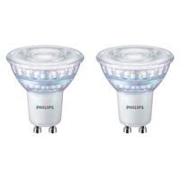 Philips Lampen LED GU10 3.8W 350Lm (2er Set) PH 929002065718 Silber