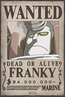 ABYstyle One Piece Wanted Franky New Poster 35x52cm