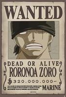 ABYstyle One Piece Wanted Zoro new Poster 61x91,5cm
