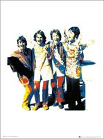 GBeye The Beatles Psychadelic Kunstdruk 50x70cm