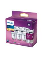 Philips LED-spot GU10 2,7W warm wit - 3 stuks