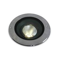 ONE Light COB Inground Adjustable Range - grondspot voor buiten - Ø 185 mm, Ø 230 mm inbouwmaat - 15W dimbare LED incl. - IP67 - roestvrij staal