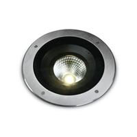 ONE Light COB Inground Adjustable Range - grondspot voor buiten - Ø 270 mm, Ø 330 mm inbouwmaat - 30W dimbare LED incl. - IP67 - roestvrij staal