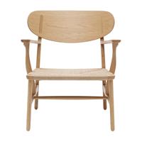 Carl Hansen CH22 Loungestoel Eiken Gelakt