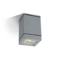 ONE Light GU10 Outdoor Cubes - buiten plafondverlichting - 6,3 x 6,3 x 9,8 cm - IP54 - grijs