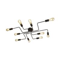 Searchlight Plafondlamp Circuit Spider 99210-10BK