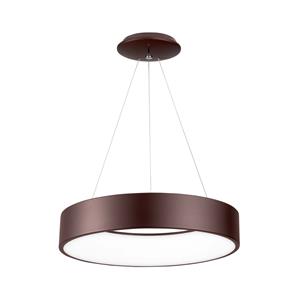 Nova Luce LED Pendelleuchte Rando in Braun 42W 2520lm