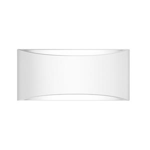 Nova Luce Otello - wandverlichting - 30 x 9,5 x 14 cm - wit gips