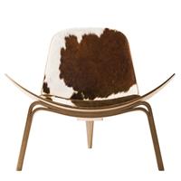 Carl Hansen & Søn CH07 Shell Chair - Eiken / Leder