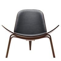 Carl Hansen & Søn CH07 Shell Chair - Walnoot / Thor 301