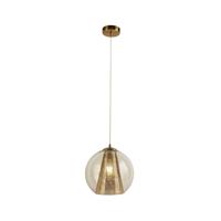 Searchlight Gouden hanglamp Conio met glas 8271SB
