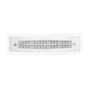 Nova Luce Thelta - wandverlichting - 35 x 20 x 9 cm - chroom en wit