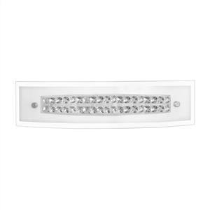 Nova Luce Thelta - wandverlichting - 45 x 20 x 9 cm - chroom en wit