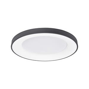 Nova Luce LED Deckenleuchte Rando Thin in Schwarz-matt 50W 3250lm