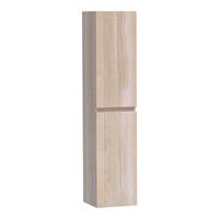 Saniclass Solution Badkamerkast - 160x35x35cm - 2 links- rechtsdraaiende deuren - hout - white oak HK-MES160WO
