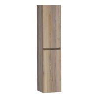 Saniclass Solution Badkamerkast - 160x35x35cm - 2 links- rechtsdraaiende deuren - hout - Vintage oak HK-MES160VO