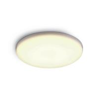 ONE Light Frameless Range - buiten plafondverlichting - Ø 10 x 2,2 cm - 8W LED incl. - IP65 - wit - warm witte lichtkleur