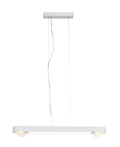 Brilliant AEG Lampe Leca LED Pendelleuchte 85cm 4flg weiß   2x 9W LED integriert (COB), (850lm, 3000K)   Stufenlos dimmbar über Wanddimmer