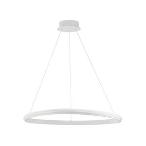 Nova Luce LED Pendelleuchte Aries in Weiß 32W 1770lm