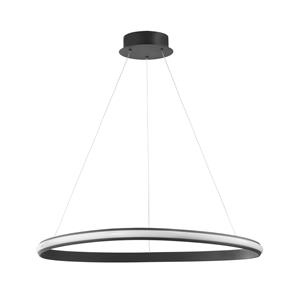 Nova Luce LED Pendelleuchte Aries in Schwarz 32W 1770lm