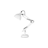 Nova Luce Molla - bureaulamp - 14 x 14 x 54 cm - wit