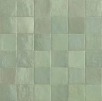 Marazzi Zellige Wandtegel 10x10cm 10mm Turchese Glans 1568084