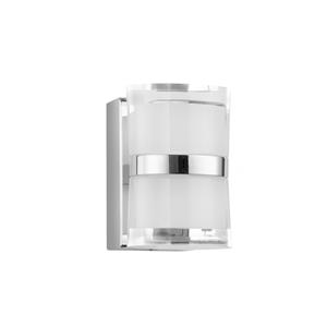 Nova Luce Sabia - spiegellamp - 8,5 x 9,8 x 12,5 cm - 10W LED incl. - IP44 - chroom