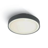 ONE Light LED Plafo Outdoor Round - buiten plafondverlichting - Ø 36 x 8,3 cm - 30W LED incl. - IP65 - antraciet