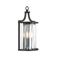 Searchlight Zwarte klassieke wandlamp Victoria 8571BK