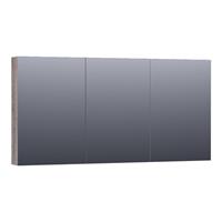 Saniclass Plain Spiegelkast 139x70x15cm 3 deuren MFC G-Canyon SK-PL140GC