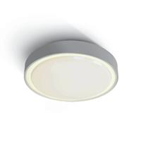 ONE Light LED Plafo Outdoor Round - buiten plafondverlichting - Ø 26 x 7,5 cm - 16W LED incl. - IP65 - grijs