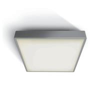 ONE Light LED Plafo Outdoor Square - buiten plafondverlichting - 29,5 x 29,5 x 8 cm - 24W LED incl. - IP65 - grijs