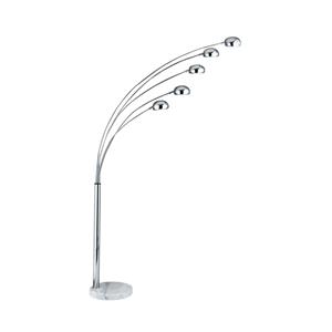 Searchlight Giraffe - staanlamp - 210 cm - chroom