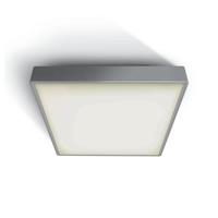 ONE Light E27 Plafo Outdoor Square - buiten plafondverlichting - 22,1 x 22,1 x 9,3 cm - IP65 - grijs