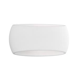 Nova Luce Otello - wandverlichting - 30 x 17 x 12 cm - wit gips